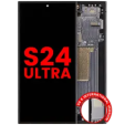 Samsung Galaxy S24 Ultra Display + Frame - Titanium Black Soft Oled