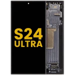 Samsung Galaxy S24 Ultra Display + Frame - Titanium Black Refurbished