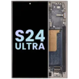 Samsung Galaxy S24 Ultra Display + Frame - Titanium Gray SVP