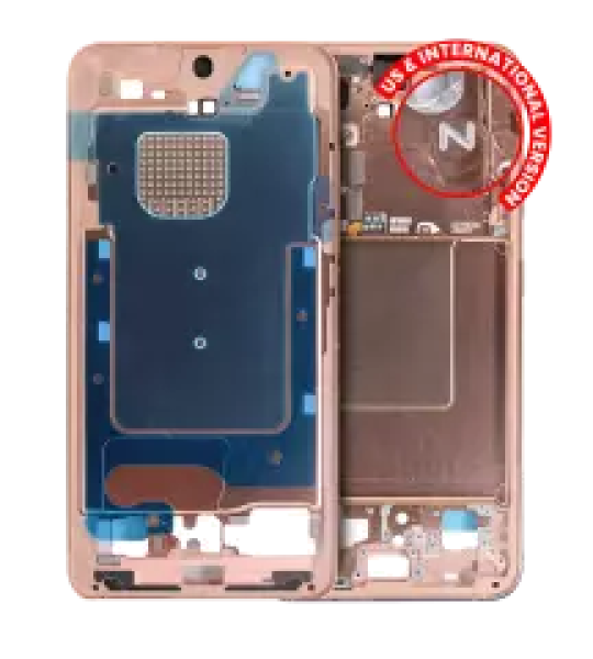 Samsung Galaxy S24 Mid-Frame Housing - Sandstone Orange OEM-Equivalent
