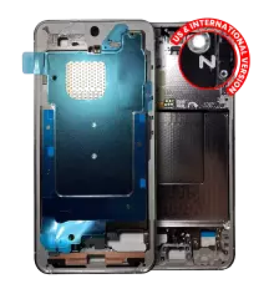 Samsung Galaxy S24 Mid-Frame Housing - Marble Gray OEM-Equivalent