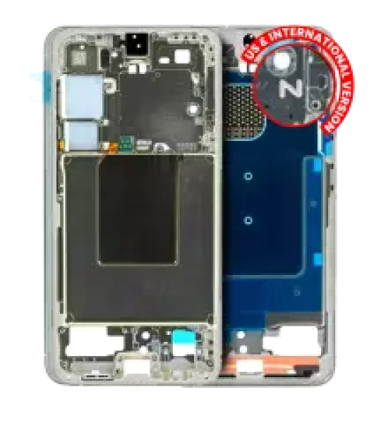 Samsung Galaxy S24 Mid-Frame Housing - Amber Yellow OEM-Equivalent