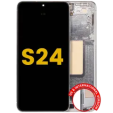 Samsung Galaxy S24 Display + Frame - Marble Gray Refurbished