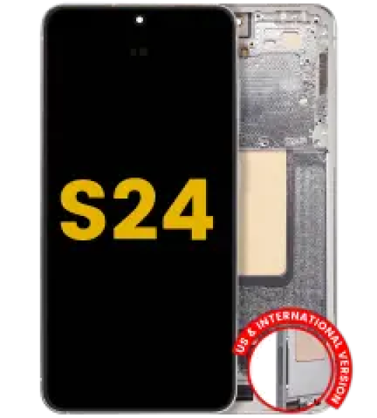 Samsung Galaxy S24 Display + Frame - Marble Gray Refurbished
