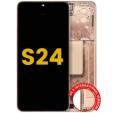 Samsung Galaxy S24 Display + Frame - Sandstone Orange Refurbished