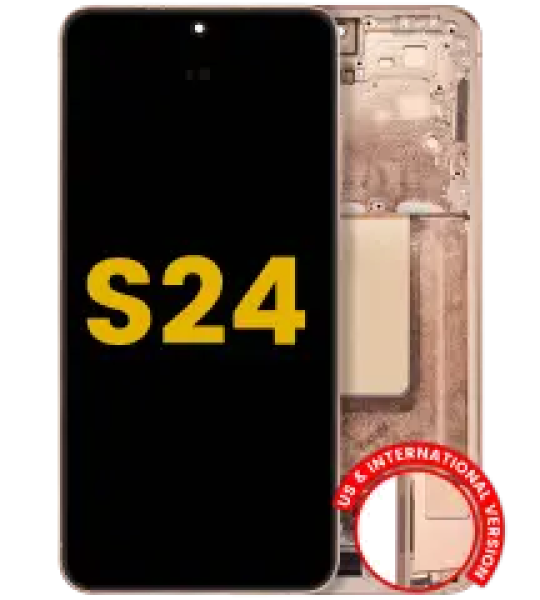 Samsung Galaxy S24 Display + Frame - Sandstone Orange Refurbished