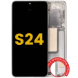 Samsung Galaxy S24 Display + Frame - Amber Yellow Refurbished
