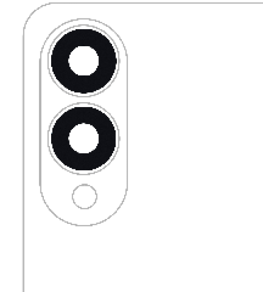 Samsung Galaxy S25 Edge Back Camera Lens (2 Piece Set) with Adhesive OEM-Equivalent