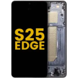 Samsung Galaxy S25 Edge Display + Frame - Titanium Jetblack Refurbished