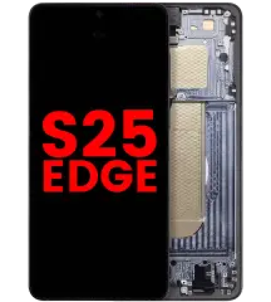 Samsung Galaxy S25 Edge Display + Frame - Titanium Jetblack Soft Oled