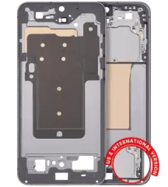 Samsung Galaxy S25 FE Mid-Frame Housing - Jetblack / Navy OEM-Equivalent