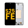 Samsung Galaxy S25 FE Display + Frame - White Refurbished