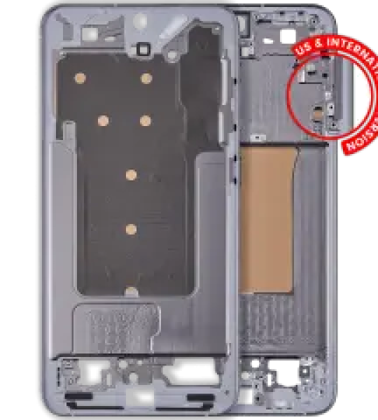 Samsung Galaxy S25 Plus Mid-Frame Housing - Silver Shadow OEM-Equivalent