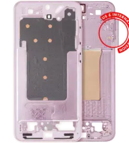 Samsung Galaxy S25 Plus Mid-Frame Housing - Pink Gold OEM-Equivalent