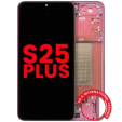 Samsung Galaxy S25 Plus Display + Frame - Coral Red Soft Oled