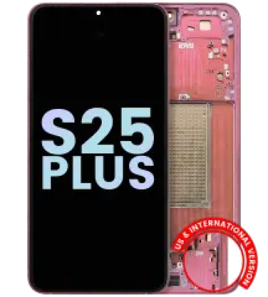 Samsung Galaxy S25 Plus Display + Frame - Coral Red SVP
