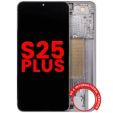 Samsung Galaxy S25 Plus Display + Frame - Silver Shadow Soft Oled AM Plus