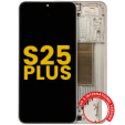 Samsung Galaxy S25 Plus Display + Frame - Pink Gold Refurbished