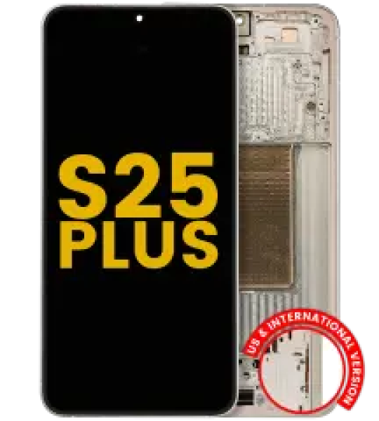 Samsung Galaxy S25 Plus Display + Frame - Pink Gold Refurbished