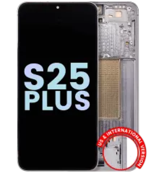Samsung Galaxy S25 Plus Display + Frame - Silver Shadow SVP