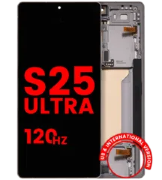 Samsung Galaxy S25 Ultra Display + Frame (120Hz) - Titanium Pink Gold / Jade Green / Grey Soft Oled AM Pro