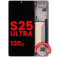 Samsung Galaxy S25 Ultra Display + Frame (120Hz) - Titanium White Silver Soft Oled AM Pro