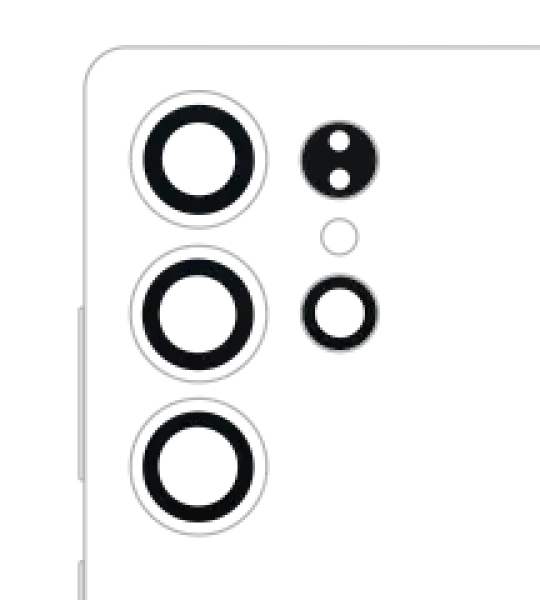 Samsung Galaxy S25 Ultra Back Camera Lens (5 Piece Set) with Adhesive OEM-Equivalent
