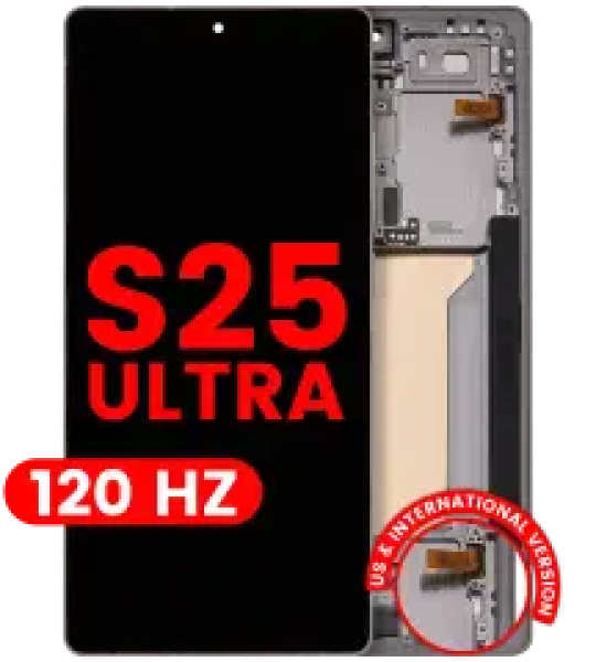Samsung Galaxy S25 Ultra Display + Frame (120Hz) - Titanium Pink Gold / Jade Green / Grey Soft Oled