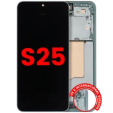 Samsung Galaxy S25 Display + Frame - Mint Soft Oled