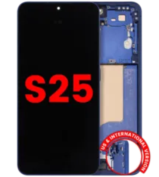 Samsung Galaxy S25 Display + Frame - Navy Soft Oled