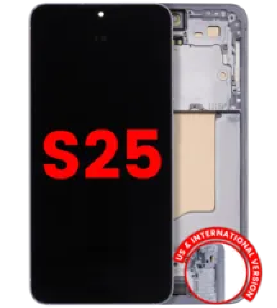 Samsung Galaxy S25 Display + Frame - Icy Blue Soft Oled