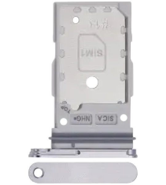 Samsung Galaxy S25 / S25 Plus Dual Sim Tray - Silver Shadow OEM-Equivalent