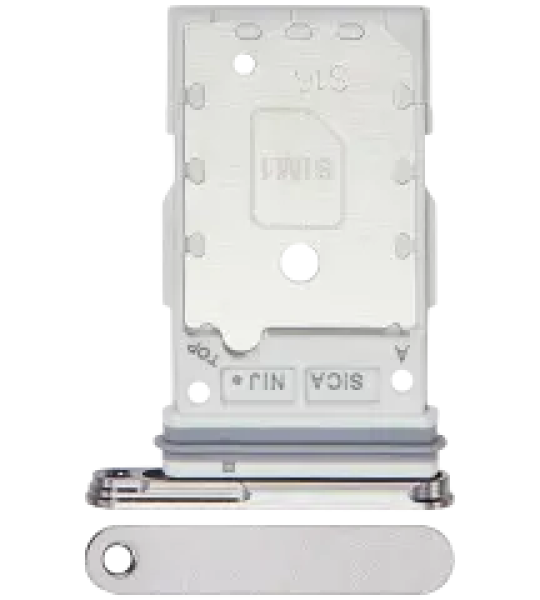 Samsung Galaxy S25 / S25 Plus Dual Sim Tray - White OEM-Equivalent