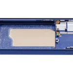 Samsung Galaxy S25 Mid-Frame Housing - Navy OEM-Equivalent