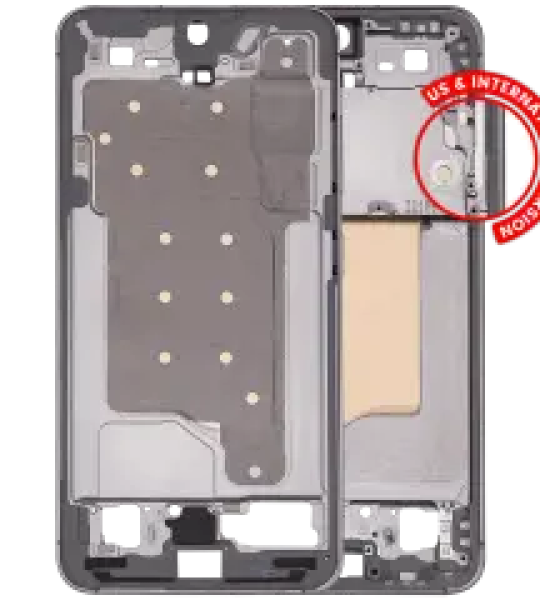 Samsung Galaxy S25 Mid-Frame Housing - Silver Shadow OEM-Equivalent