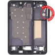 Samsung Galaxy S25 Mid-Frame Housing - Blue Black OEM-Equivalent