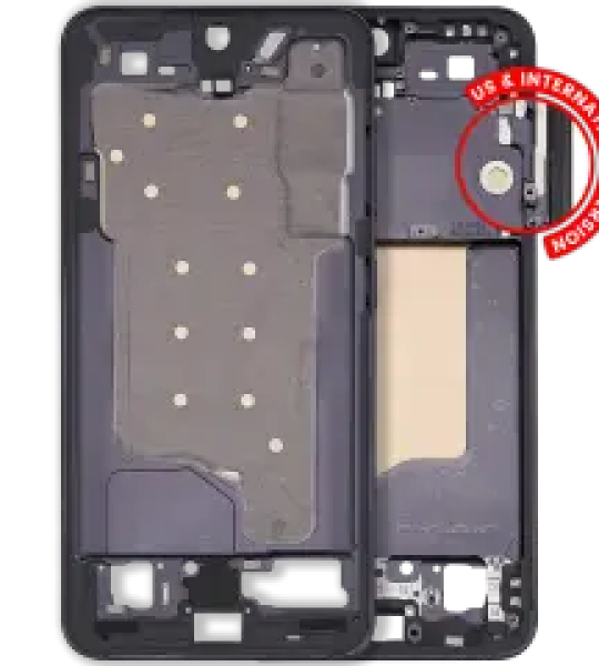 Samsung Galaxy S25 Mid-Frame Housing - Blue Black OEM-Equivalent