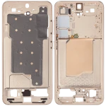 Samsung Galaxy S25 Mid-Frame Housing - Pink Gold OEM-Equivalent
