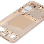 Samsung Galaxy S25 Mid-Frame Housing - Pink Gold OEM-Equivalent