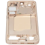 Samsung Galaxy S25 Mid-Frame Housing - Pink Gold OEM-Equivalent