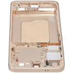 Samsung Galaxy S25 Mid-Frame Housing - Pink Gold OEM-Equivalent