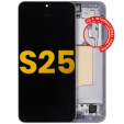 Samsung Galaxy S25 Display + Frame - Icy Blue Refurbished