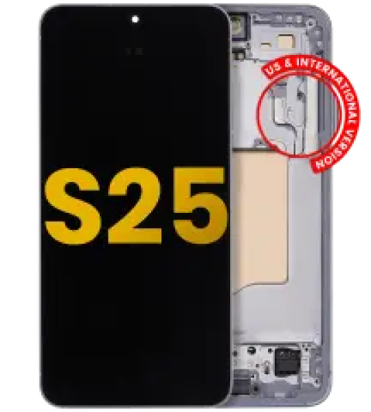 Samsung Galaxy S25 Display + Frame - Icy Blue Refurbished