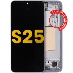 Samsung Galaxy S25 Display + Frame - Icy Blue Refurbished