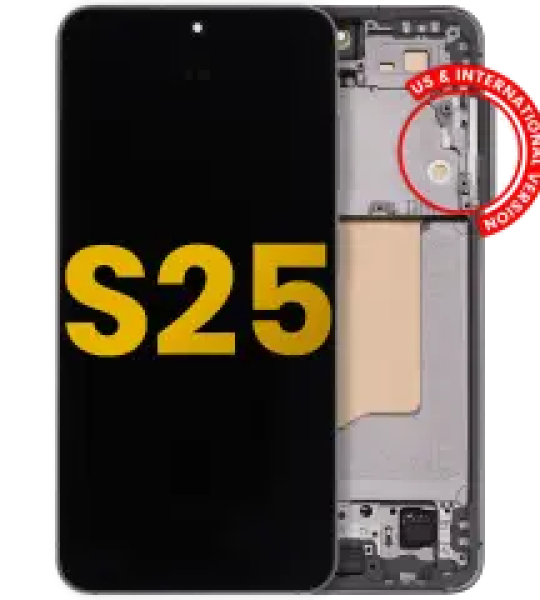 Samsung Galaxy S25 Display + Frame - Silver Shadow Refurbished