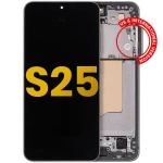 Samsung Galaxy S25 Display + Frame - Silver Shadow Refurbished