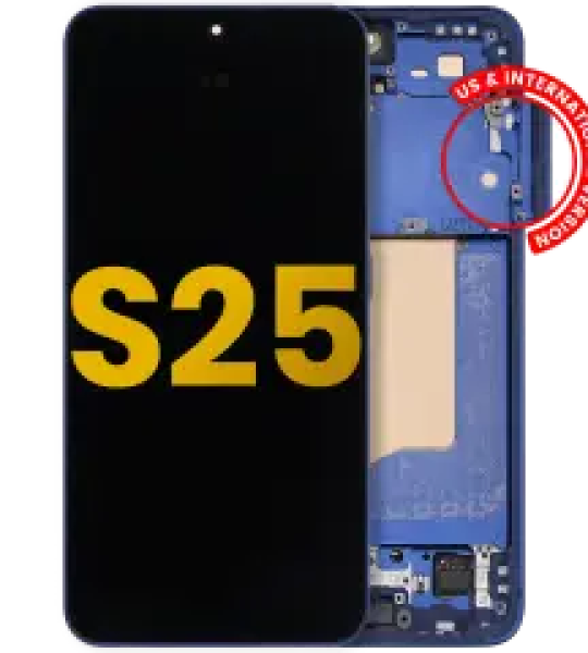 Samsung Galaxy S25 Display + Frame - Navy Refurbished