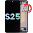 Samsung Galaxy S25 Display + Frame - Silver Shadow SVP