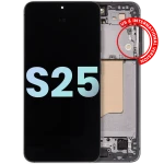 Samsung Galaxy S25 Display + Frame - Silver Shadow SVP