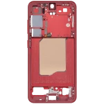Samsung Galaxy S25 Mid-Frame Housing - Coral Red OEM-Equivalent